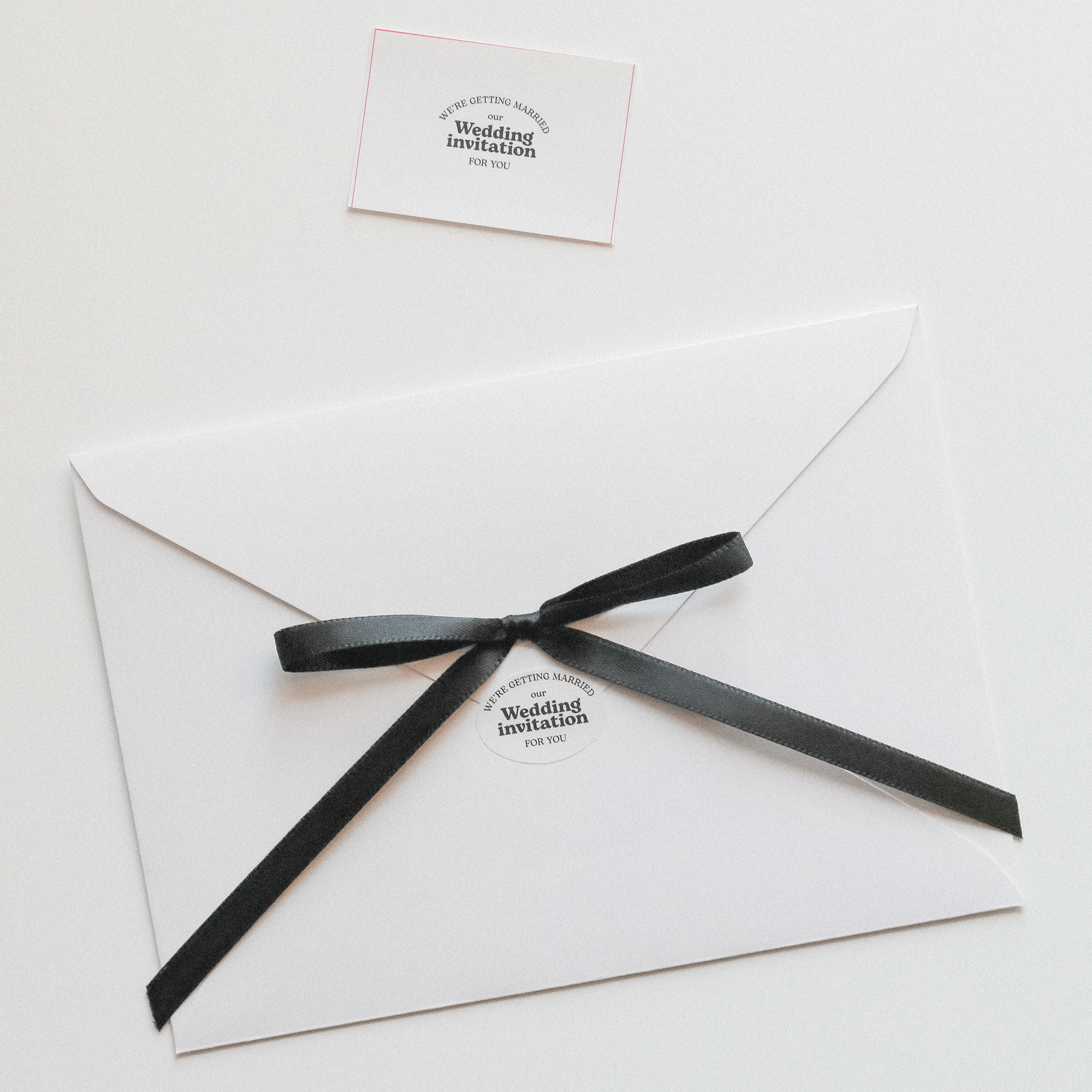 청첩장 오발 스티커 wedding invitation oval sticker 초대장 타원형 봉투 스티커 30매 - 상세 이미지 5