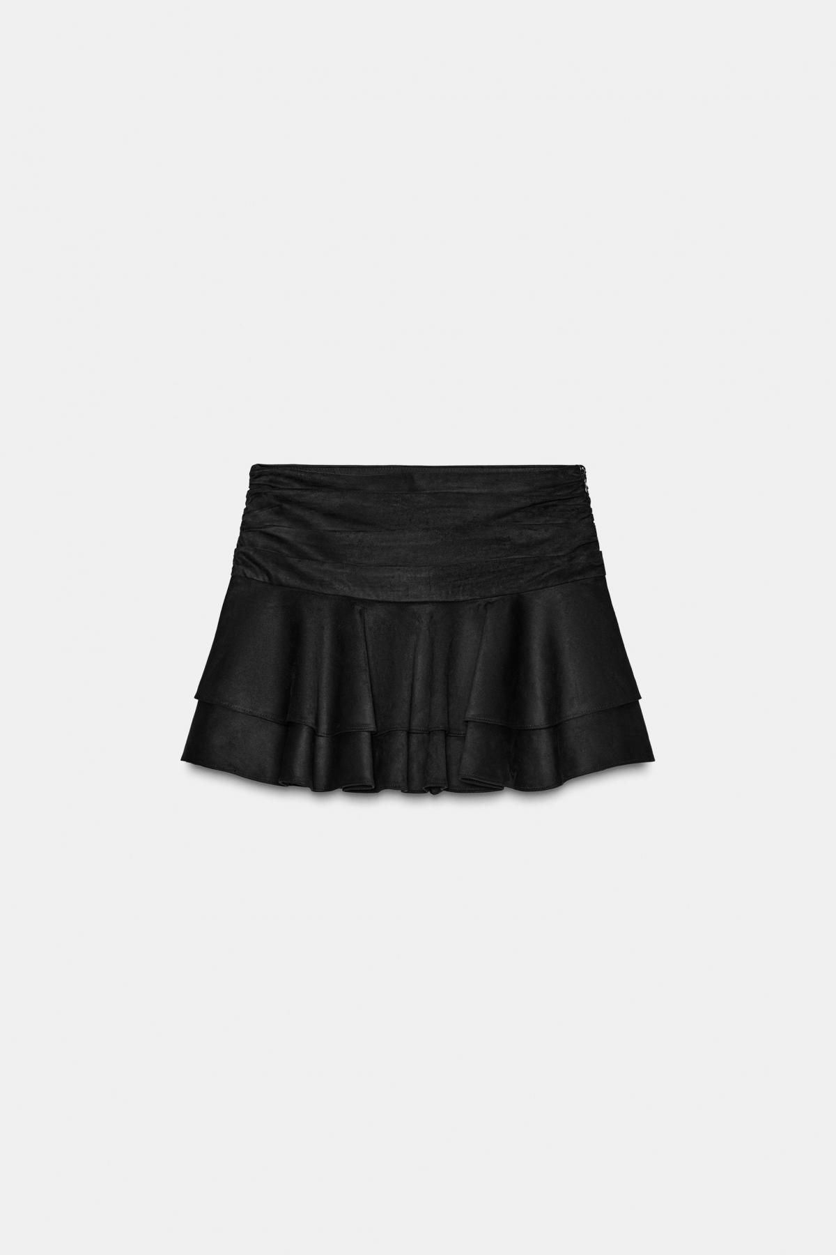 자라 러플 스커트 팬츠 블랙 5427/514 BLACK - 메인 이미지