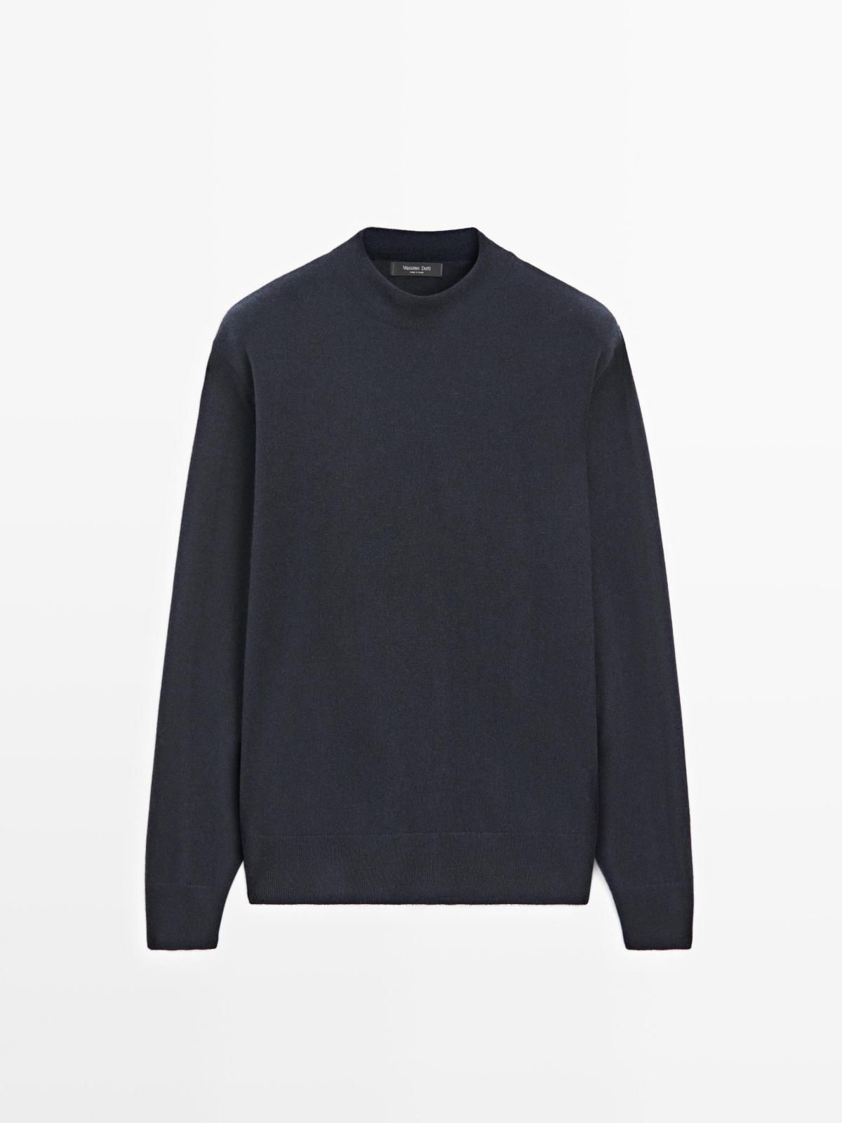 마시모두띠 프리미엄 울 캐시미어 니트 스웨터 0953/880 NAVY BLUE - 메인 이미지