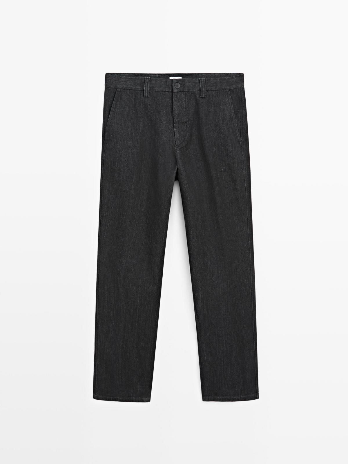 마시모두띠 블랙 와이드핏 데님 청바지 0303/880 BLACK - 상세 이미지 3