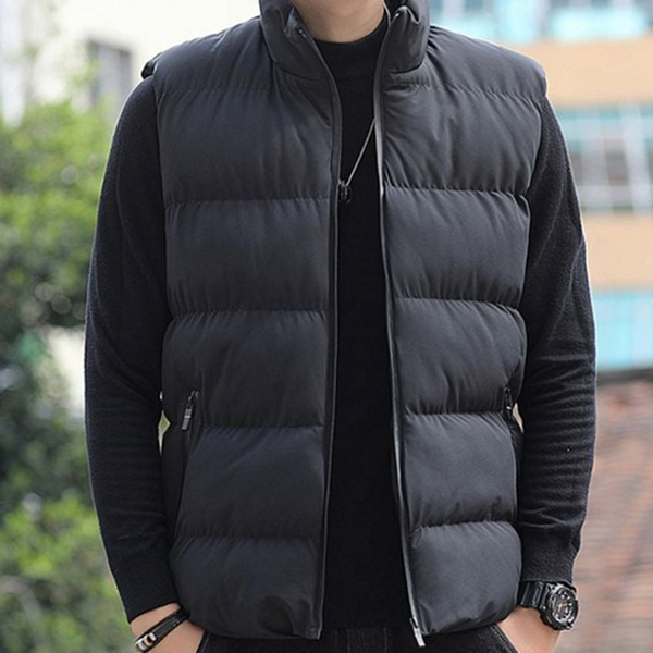 데일리 남자 패딩 조끼 민소매 남성 패딩 베스트 경량 가을 - 메인 이미지