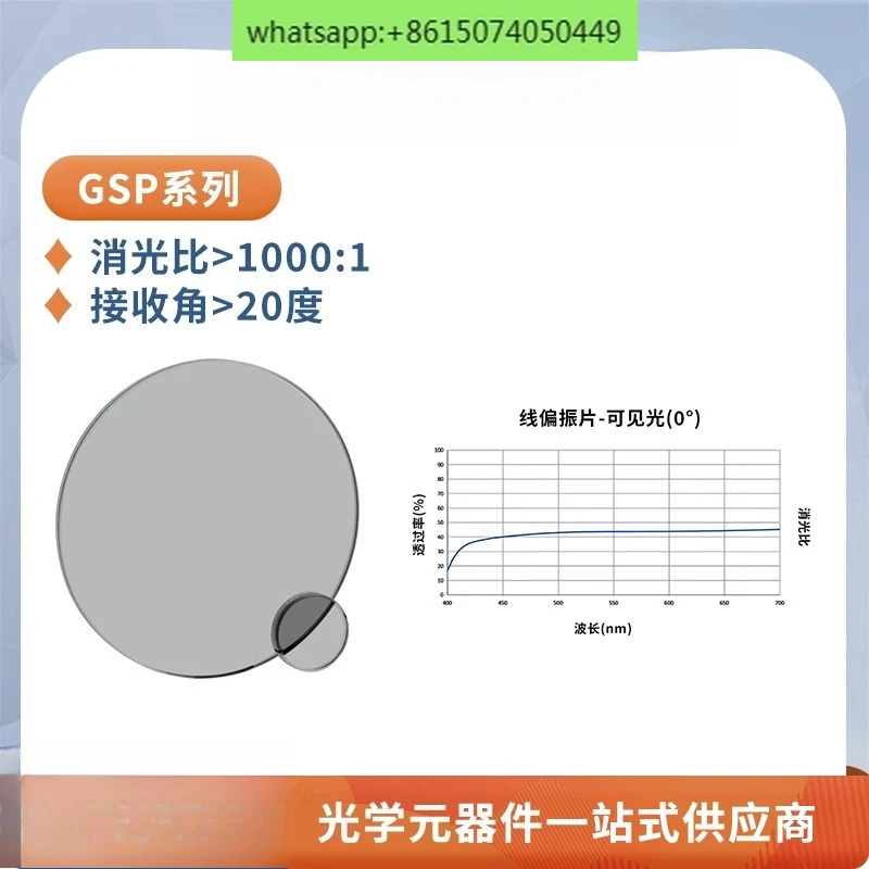 GSP-선형 편광판 Hengyang 멸종률 10001