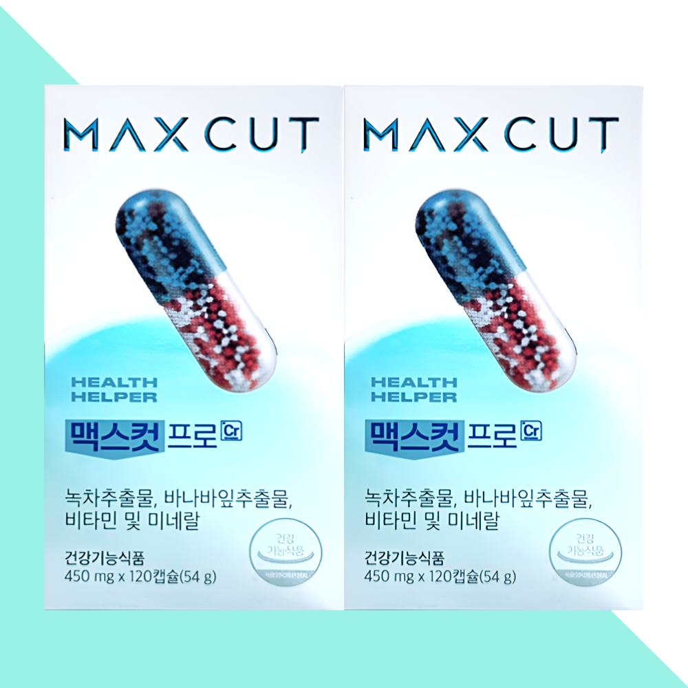 맥스컷 프로 크롬 체지방 컷팅 다이어트 헬스헬퍼 120캡슐X2개 - 메인 이미지