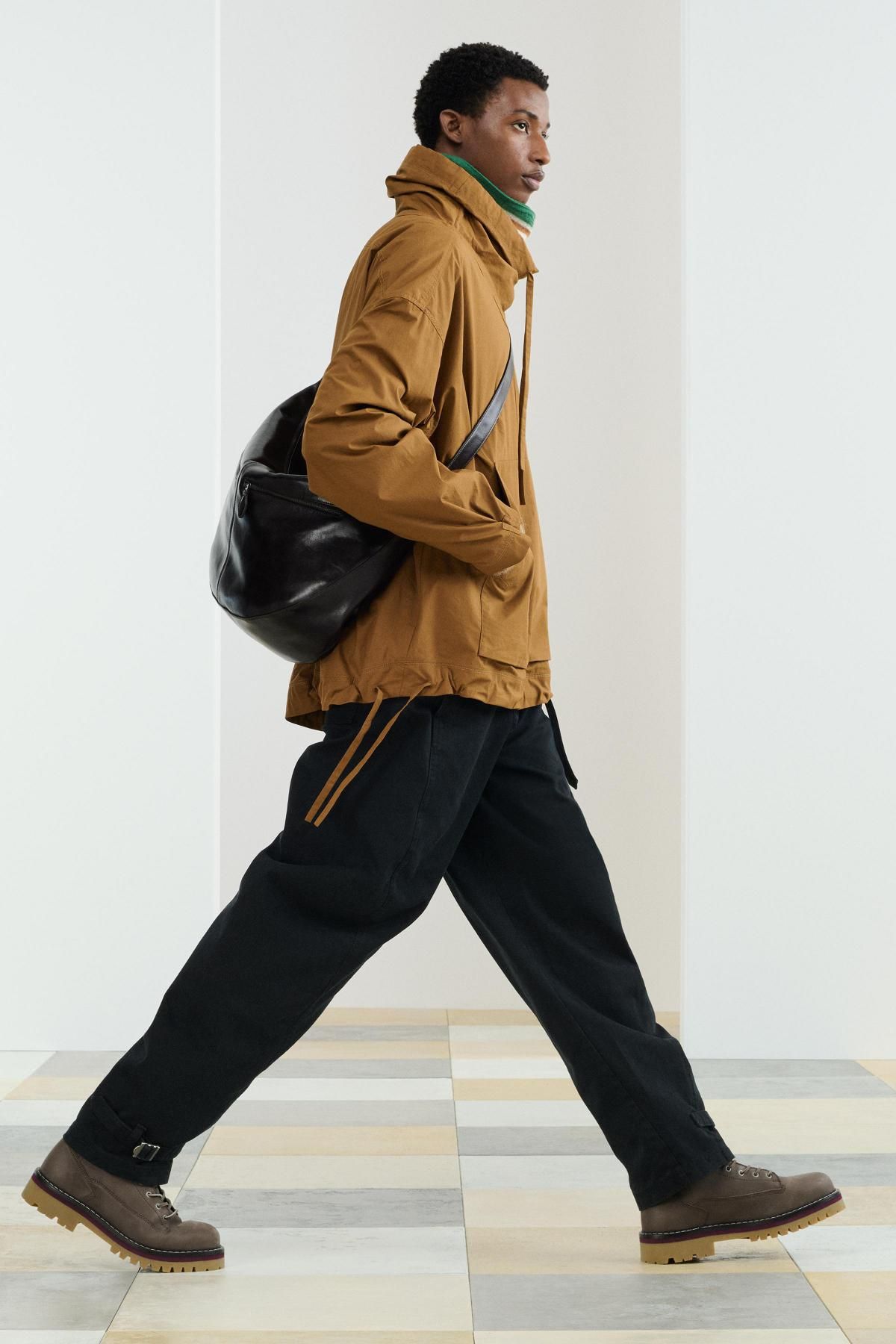 자라 블랙 벨트 코튼 벌룬핏 팬츠 6363/326 BLACK - 상세 이미지 3