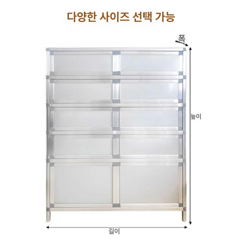 스테인레스 야외신발장 방수 스텐 창고 공장 현장 숙소 - 상세 이미지 3