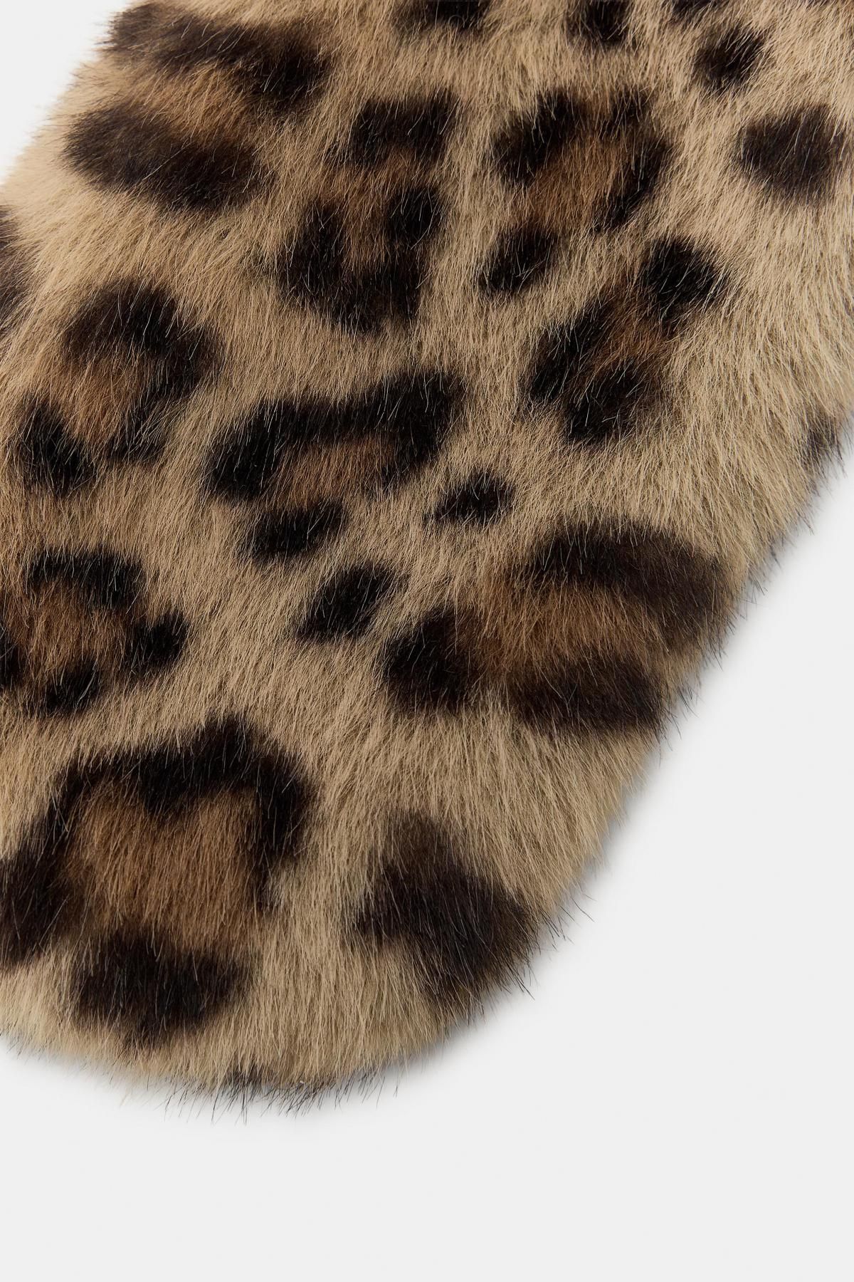 자라 애니멀 프린트 퍼 칼라 3920/951 LEOPARD - 상세 이미지 5