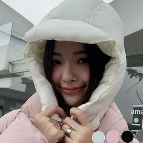 방한 패딩 바라클라바 후드 여성 바라클라바 겨울 워머