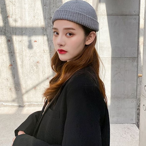 데일리 남여공용 비니 레옹 숏비니 모자 골지 겨울 - 메인 이미지