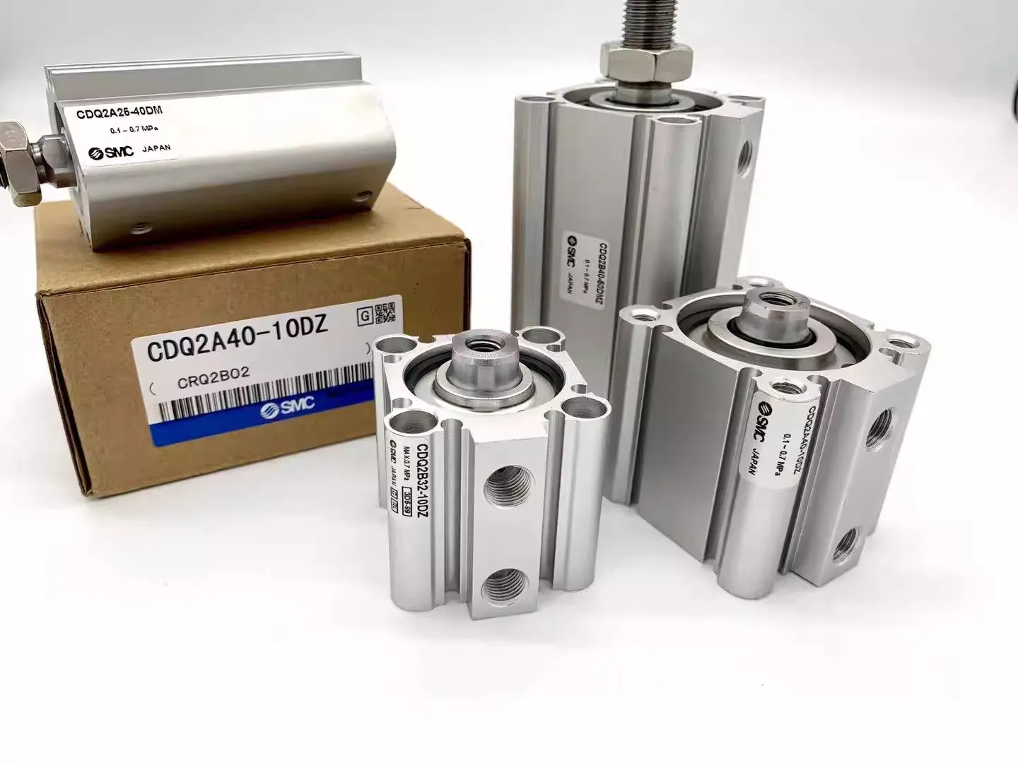 10Pcs 실린더 CQ2A/CDQ2B32/40/50-5 - 10-20-25 50-75-100 DZ/DMZ