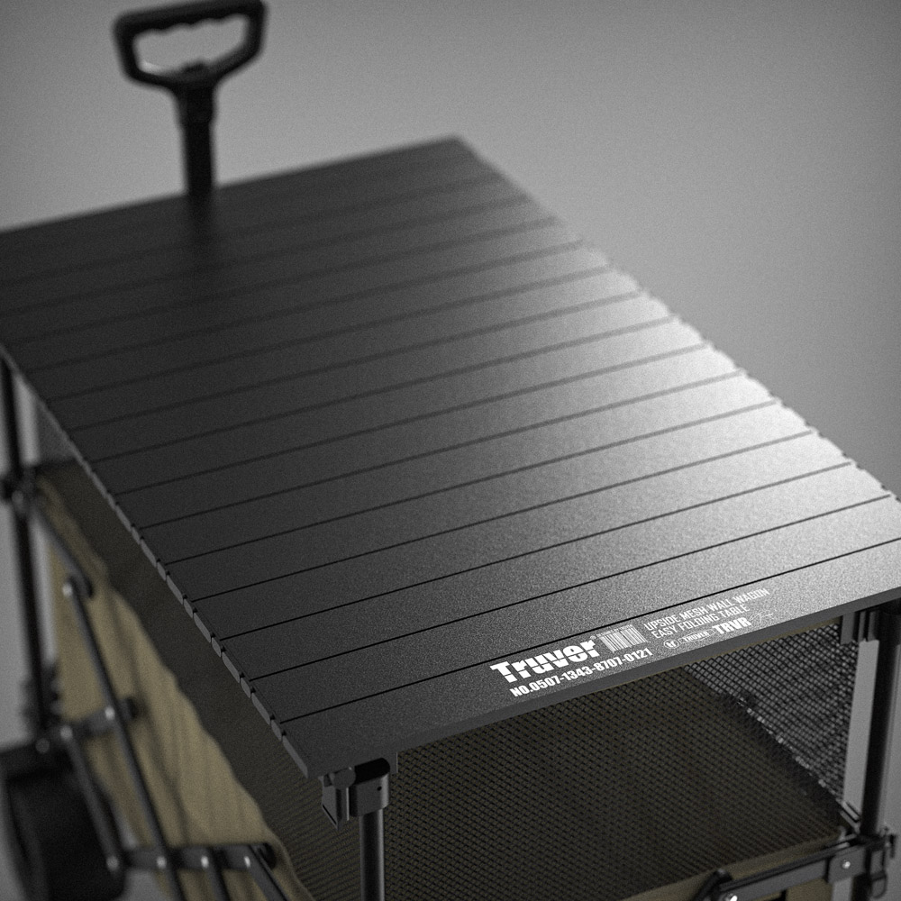 트루버 캠핑 웨건 접이식 카트 폴딩 캠핑용 캐리어 광폭타이어