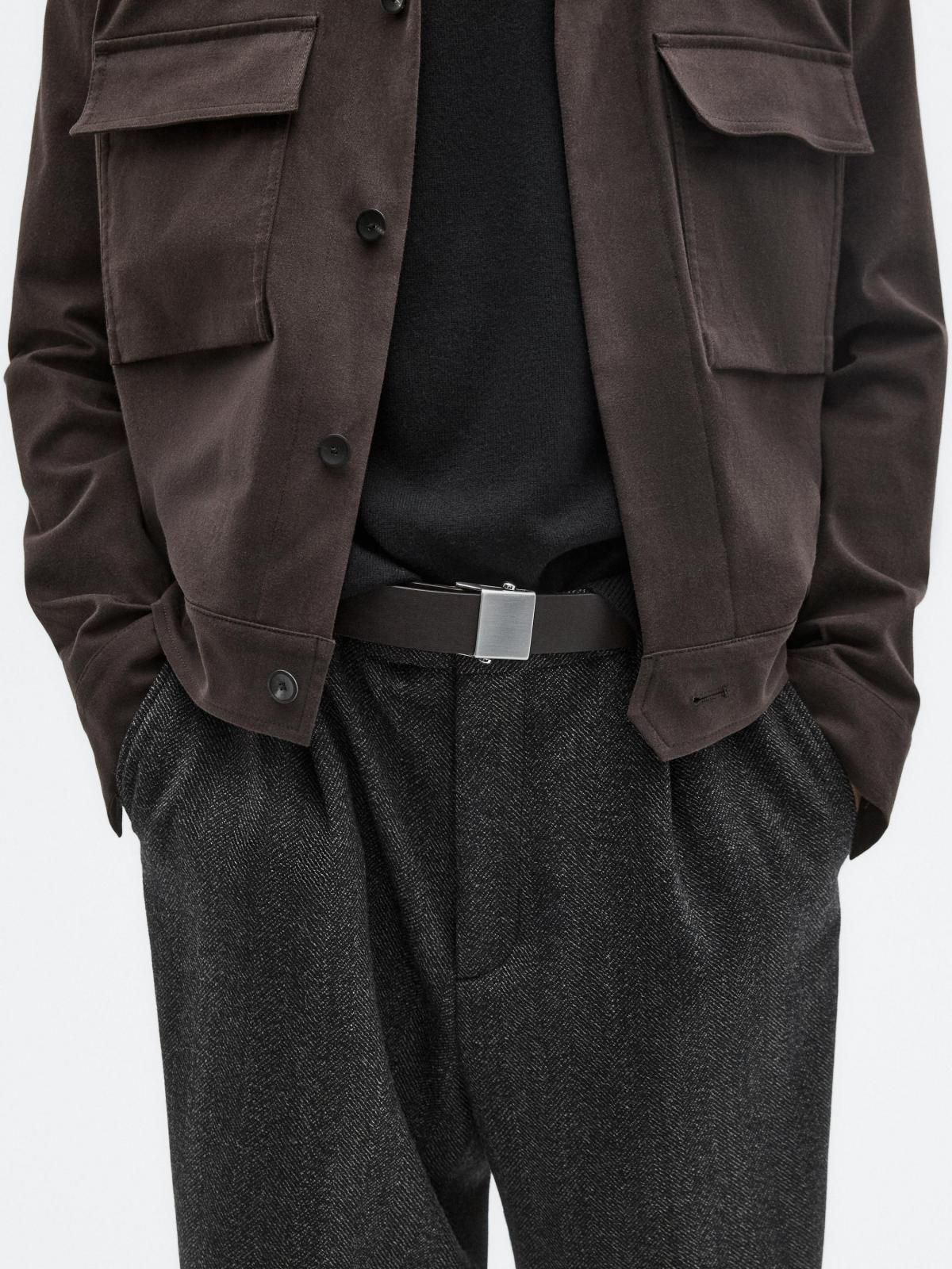마시모두띠 한정판 테크니컬 포켓 재킷 2802/880 BROWN - 상세 이미지 5