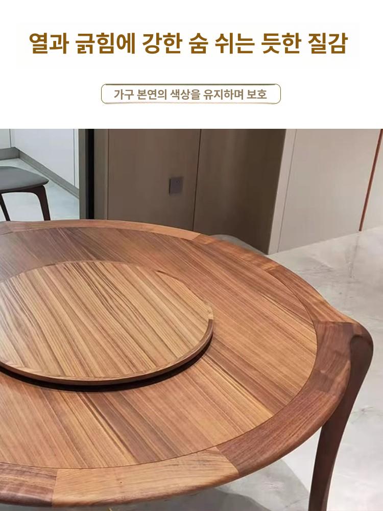 원목 식탁매트 테이블보호필름 투명커버 사각 책상매트 - 상세 이미지 2