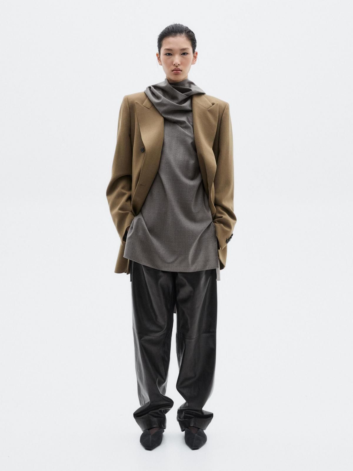 마시모두띠 프리미엄 울 더블브레스트 블레이저 6000/555 OCHRE - 상세 이미지 2