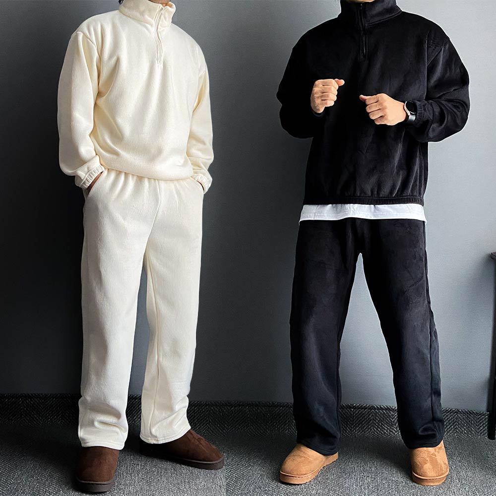 기모츄리닝세트 커플츄리닝 남자겨울트레이닝 제품 이미지