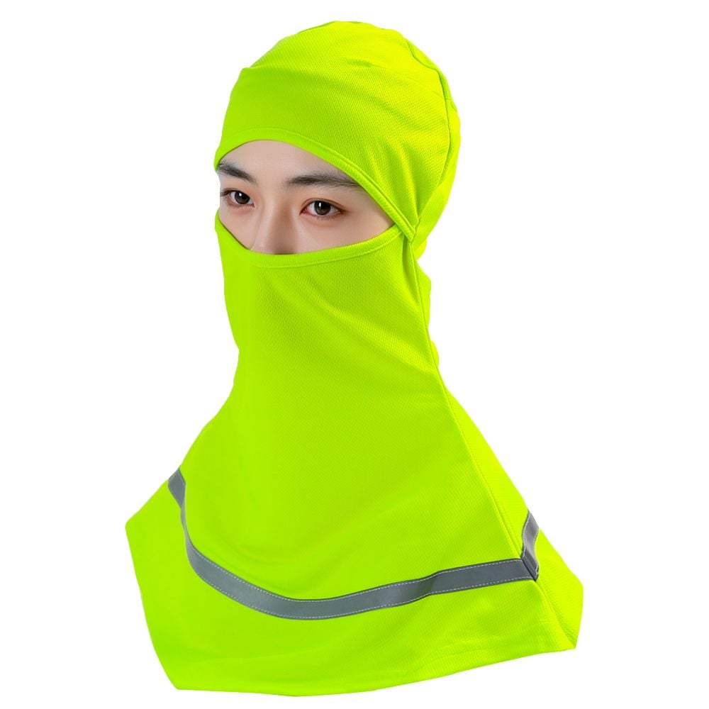 라이딩 바라클라바 마스크 낚시 야간 안전띠 자외선차단 전면 두건 형광색 - 상세 이미지 2