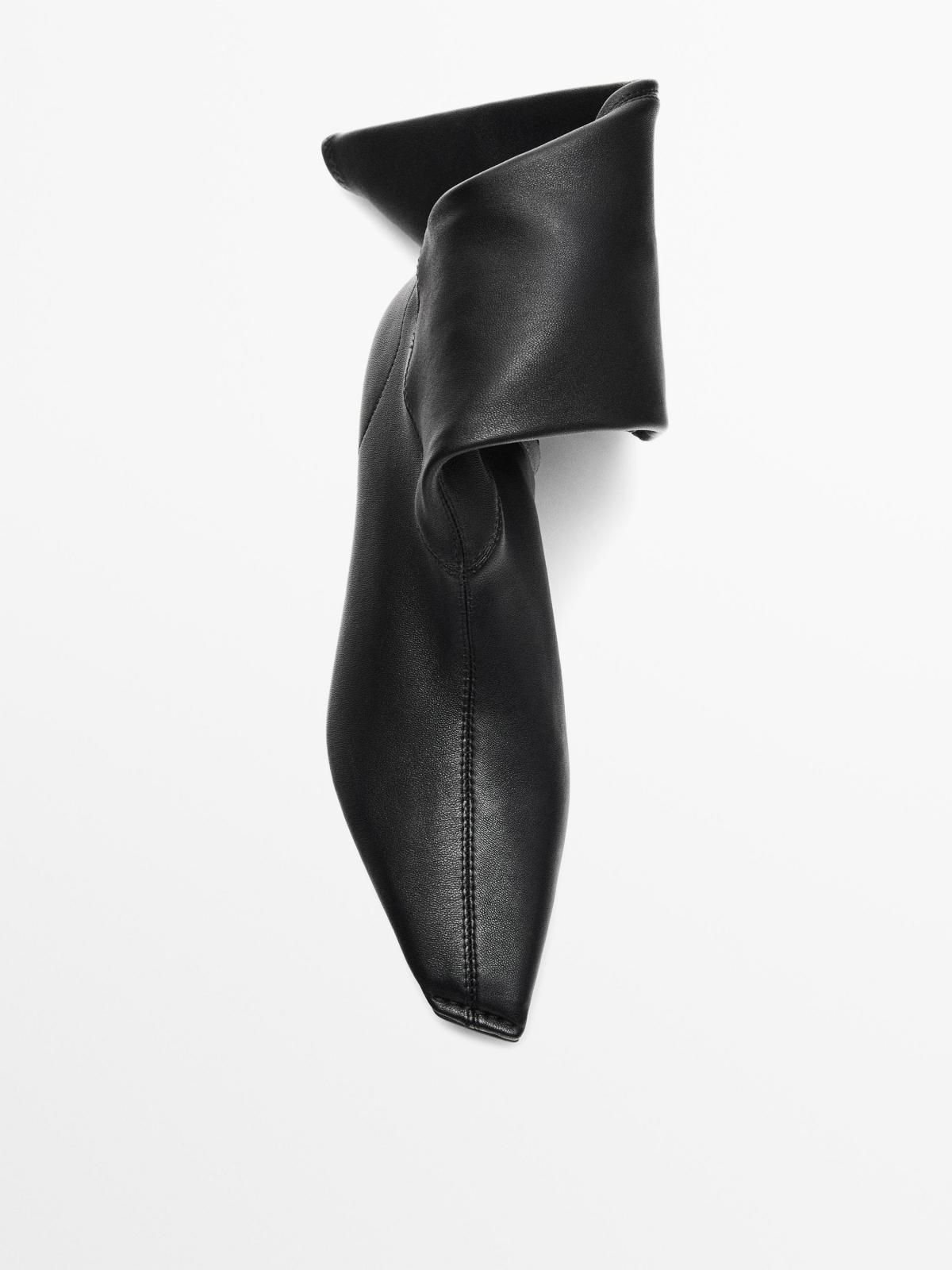 마시모두띠 한정판 스트레치 키튼힐 롱부츠 1038/650 BLACK - 상세 이미지 2