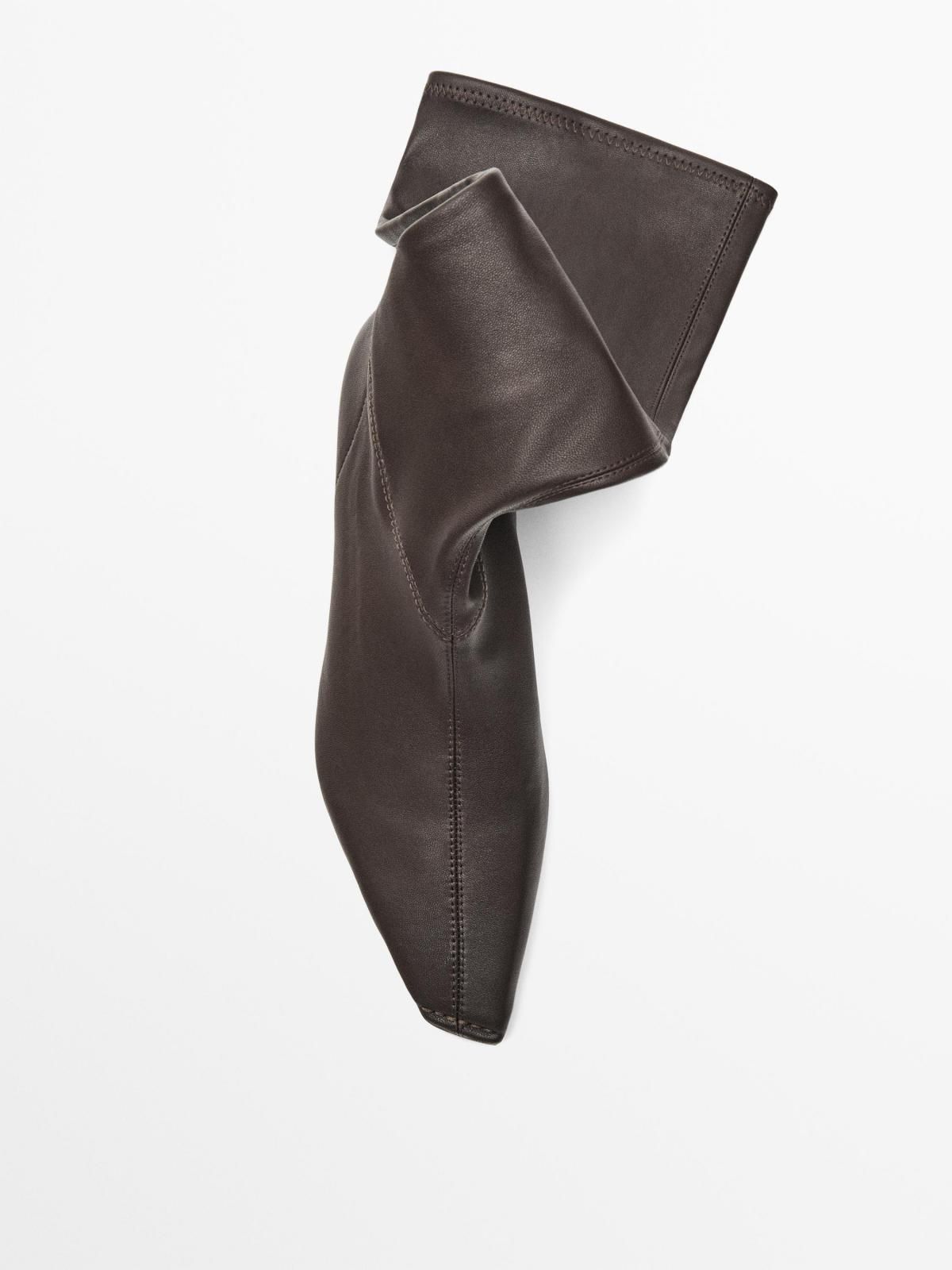 마시모두띠 한정판 스트레치 키튼힐 롱부츠 1039/650 BROWN - 상세 이미지 2