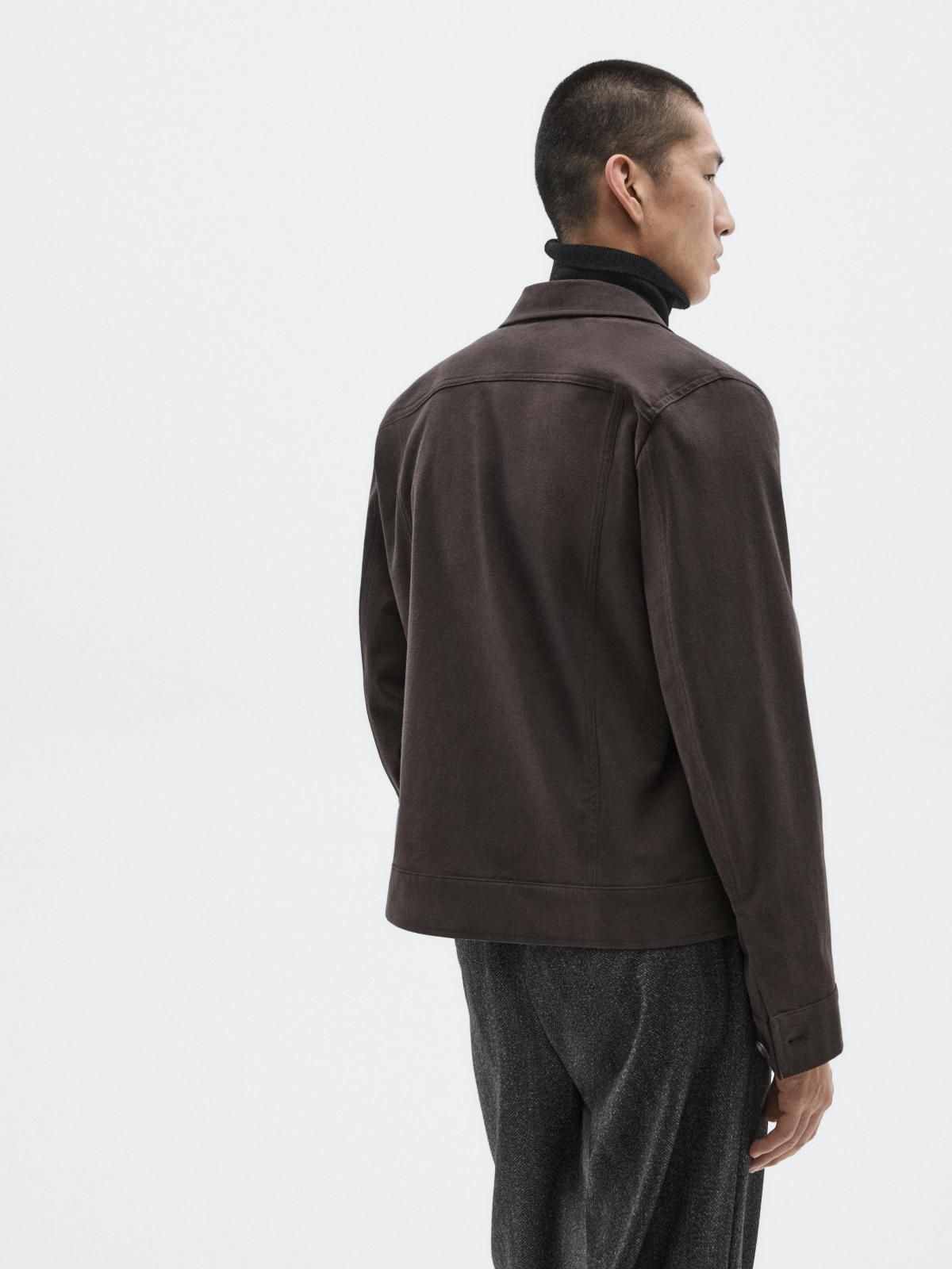 마시모두띠 한정판 테크니컬 포켓 재킷 2802/880 BROWN - 상세 이미지 4