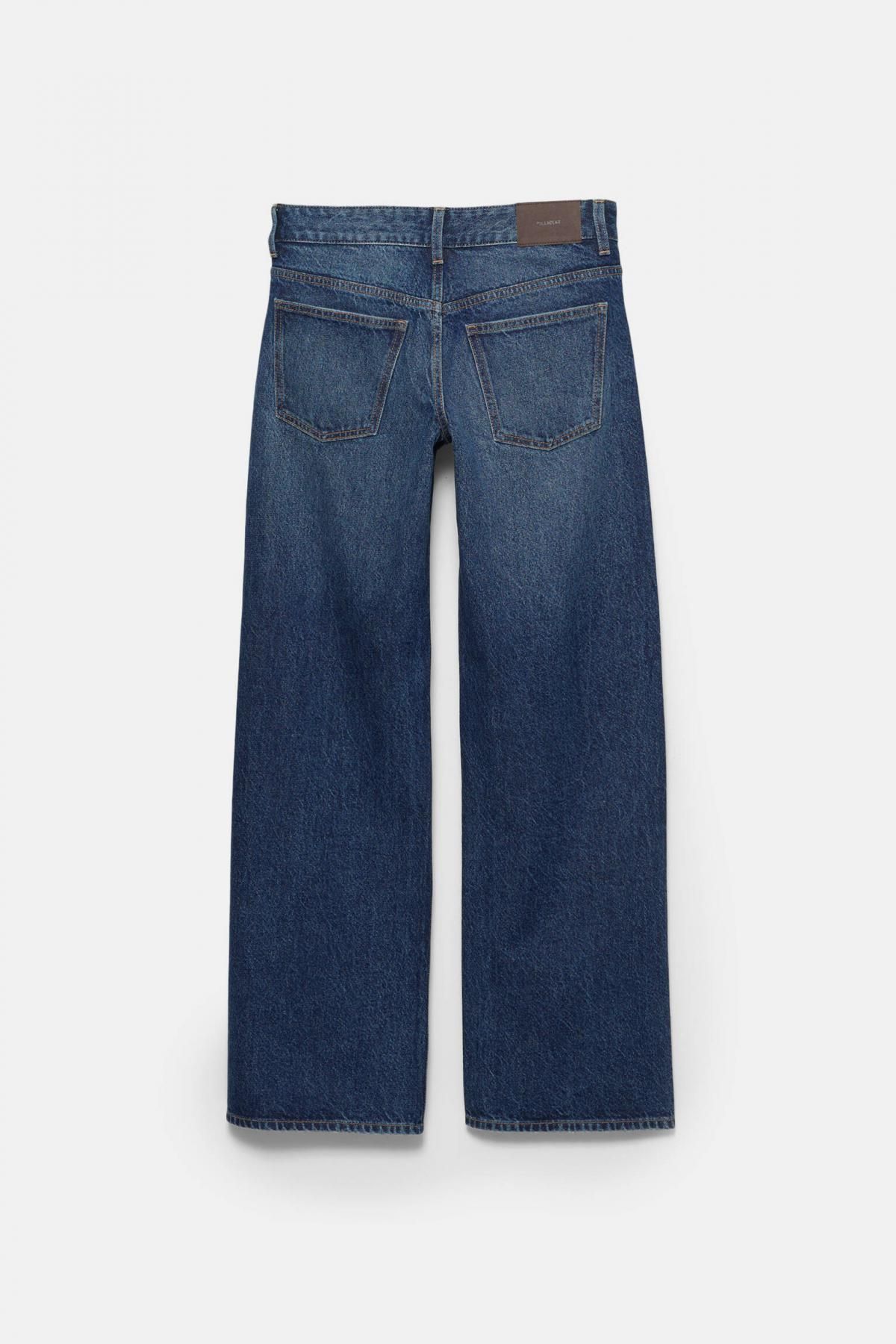 풀앤베어 라인스톤 스트레이트핏 진청 청바지 7683/357 DARK BLUE - 상세 이미지 2