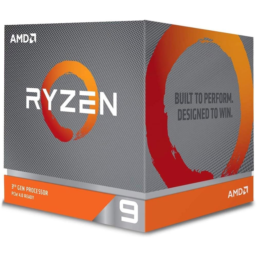 AMD Ryzen 9 3900X 12코어 24스레드 잠금 해제 데스크톱 프로세서, 레이스 프리즘 LED 쿨러 포함 Processor - 상세 이미지 3