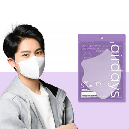 슬림핏 화이트 엑스트라 1매 성인남성마스크 KF94마스크특대형
