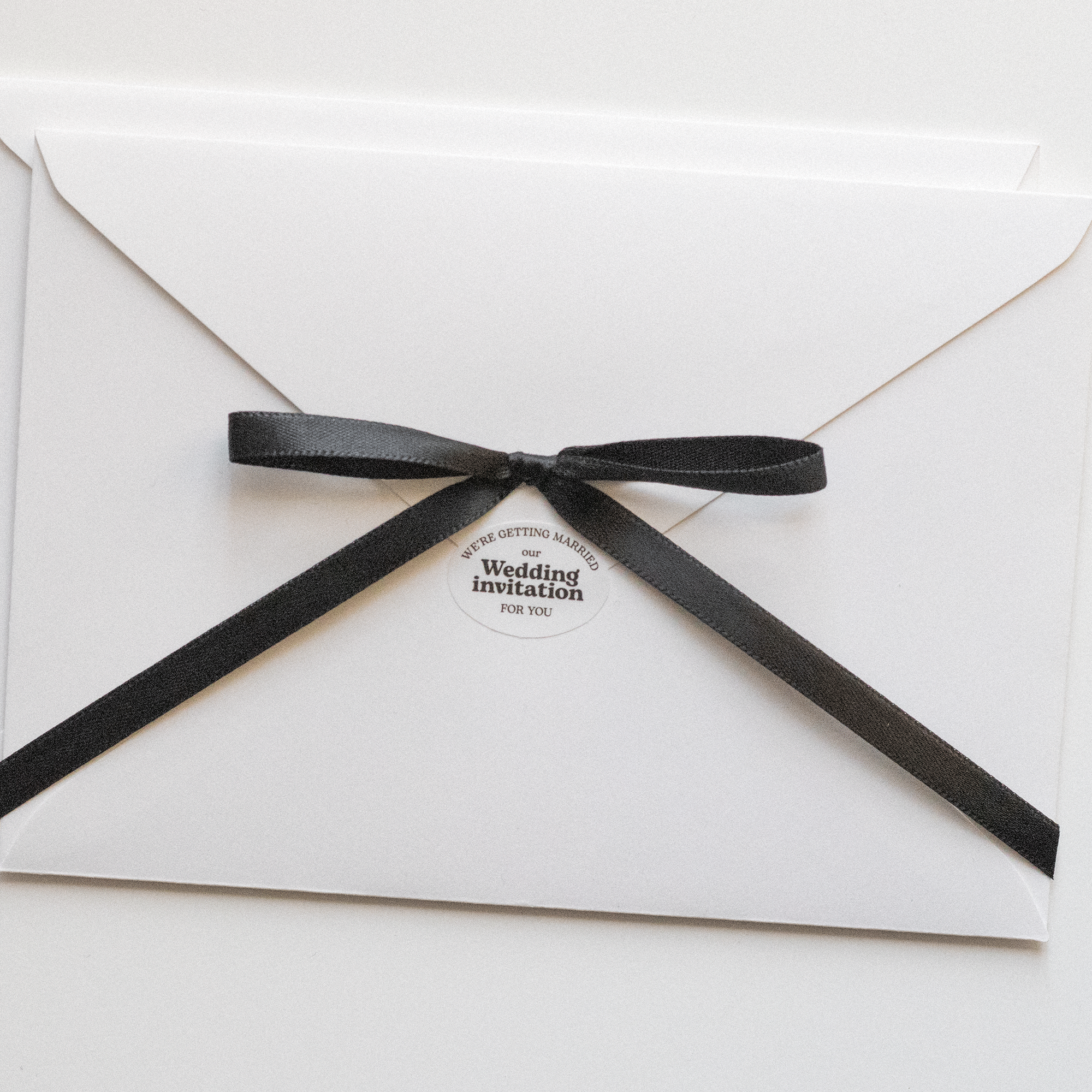 청첩장 오발 스티커 wedding invitation oval sticker 초대장 타원형 봉투 스티커 30매 - 상세 이미지 3
