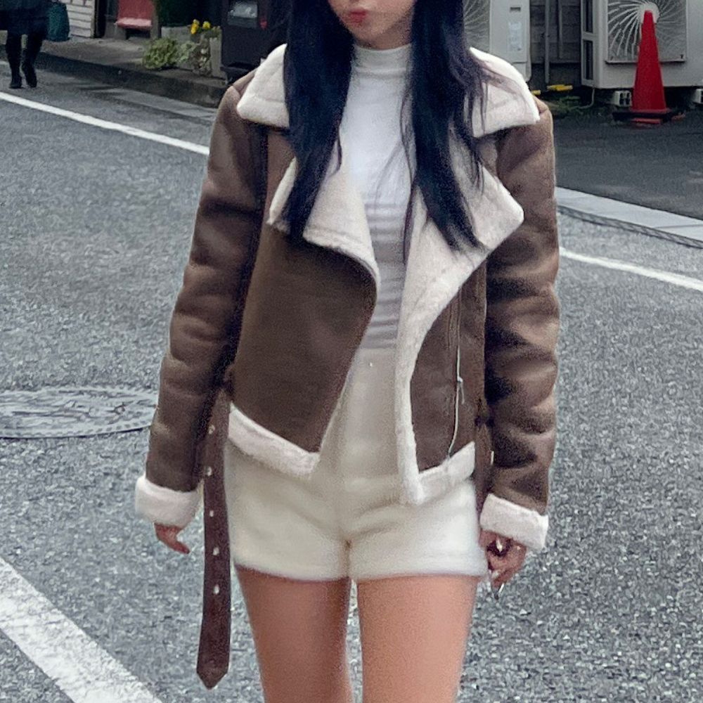 스웨이드무스탕 여성무스탕 이미지 7