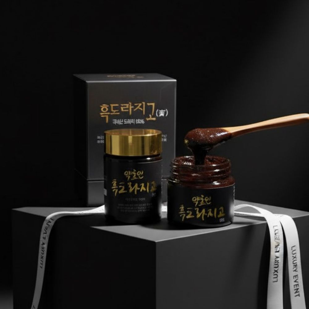 국내산 흑도라지청 진액 흑도라지고 기력회복 도라지진액고 약초인 170g, 1개 - 메인 이미지