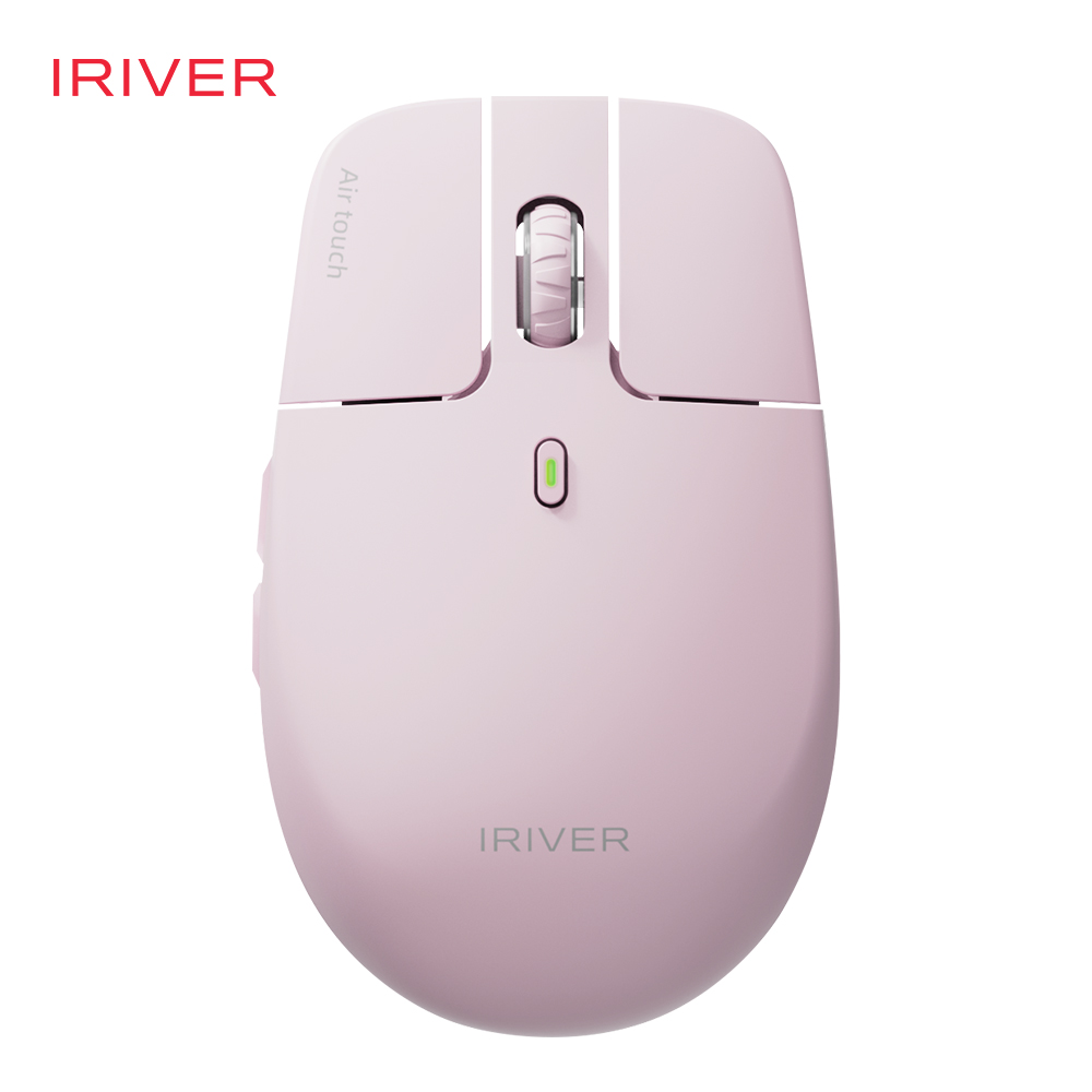 아이리버 항균 충전식 멀티페어링 초경량 블루투스 저소음 무선 마우스 Air Light Fit 핑크 - 상세 이미지 3