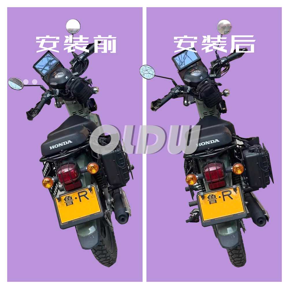 오토바이 사이드박스 사이드케이스 짐보관 빈티지 백 - 상세 이미지 2