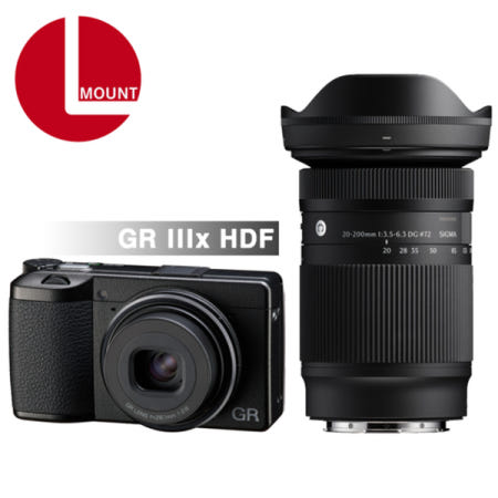 시그마 시그마 20-200mm F3.5-6.3 DG Contemporary L마운트 + GR3X HDF