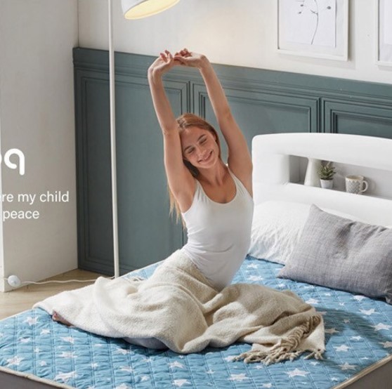 전자파차단 얇은전기요 침대전기장판 여행매트 더블