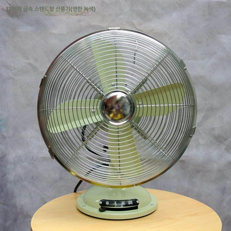 레트로 선풍기 사무용 탁상형 카페 책상 앤틱 미니 꼬마 선풍기 - 상세 이미지 4