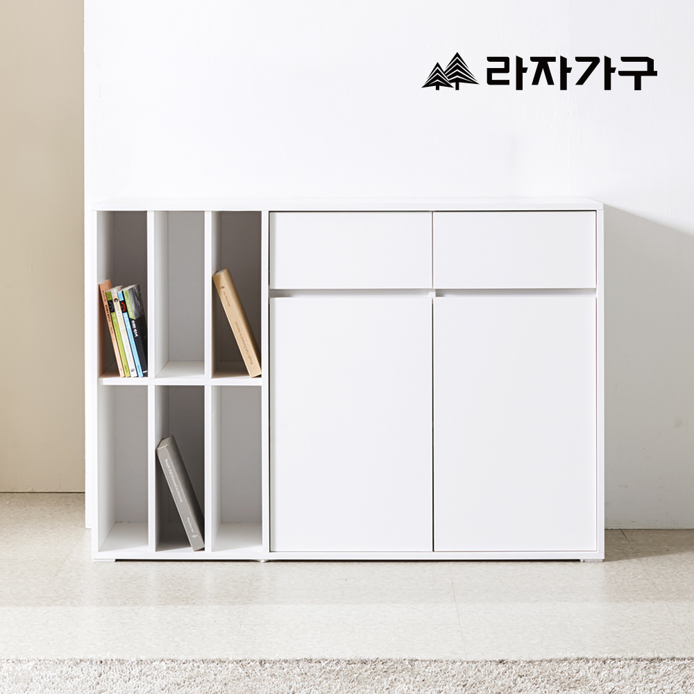라자가구 모아 E0 모듈 거실 다용도 LP 서랍 수납장 1200