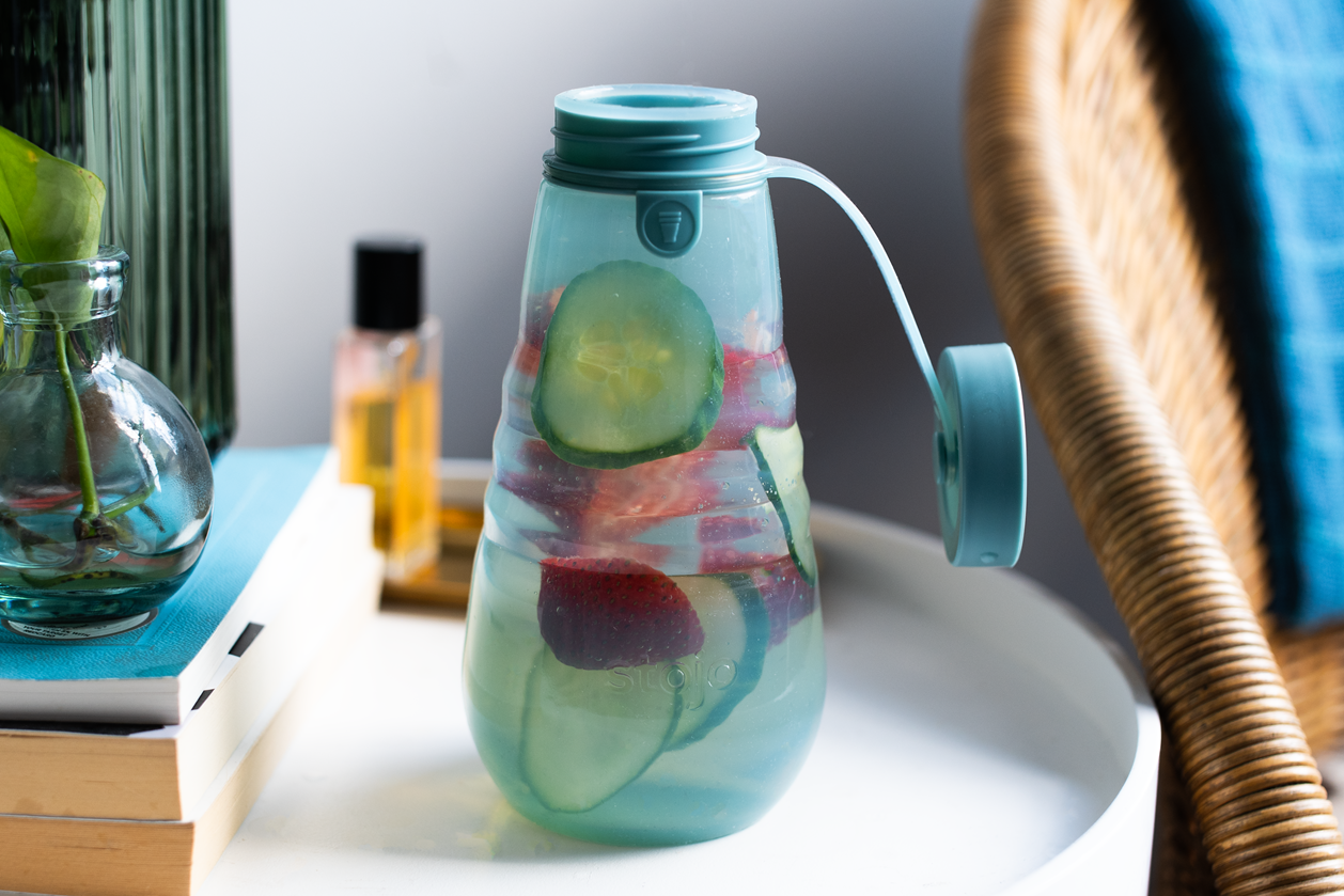 스토조 접이실 실리콘 텀블러 보틀 컬렉션 590ml, 젤리 스틸 이미지 8