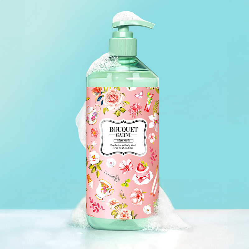 [2개] 부케가르니 체취 케어 퍼퓸드 바디워시 화이트머스크 750ml 이미지 4