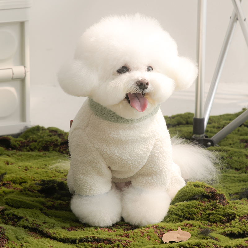 바잇미 강아지후리스 바람막이 강아지플리스 점퍼 잠바