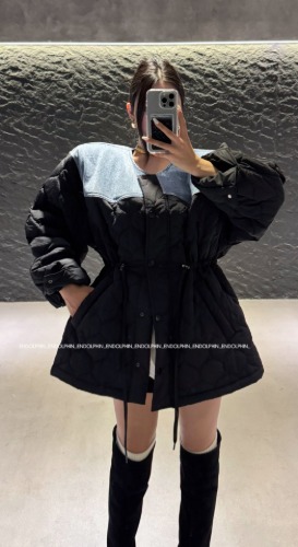 라떼크림 점퍼 - 상품 이미지