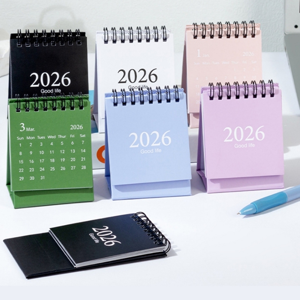 초미니 달력 26년 미니 일년 한글 2026 연력 탁상 카렌다 신년 새해 - 상세 이미지 2