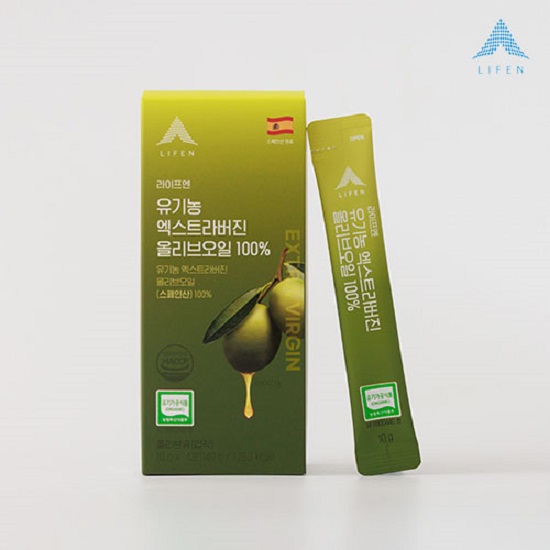 라이프엔 냉압착 유기농 엑스트라버진 피쿠알 단일품종 올리브 오일 스틱 140ml, 1개 - 상품 이미지