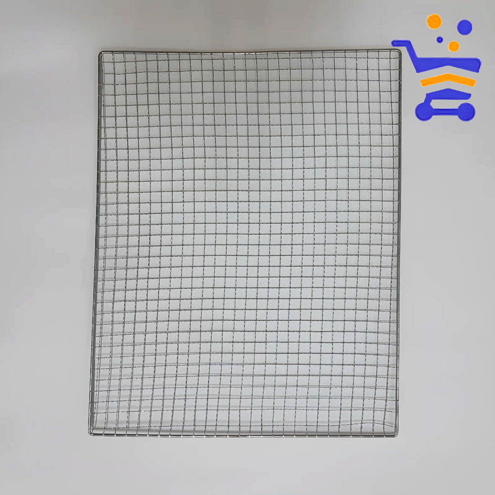 일회용 양면 사각 철망 석쇠 업소용 캠핑 펜션 바베큐 그릴 구이용 고기 석쇠 불판 (소)