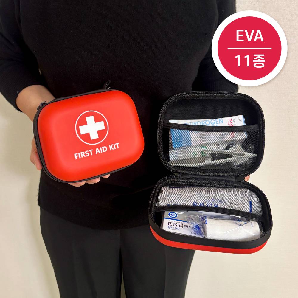 (11종) EVA 가정용 응급처치키트 FIRSTAIDKIT 구급가방 휴대용 구급상자 세트 - 상세 이미지 2