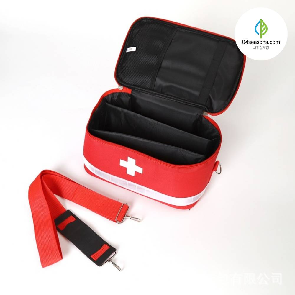 (18종 세트) 가정용 구급함 휴대용 구급상자 FIRSTAIDKIT 구급가방 응급처치키트 - 상세 이미지 4