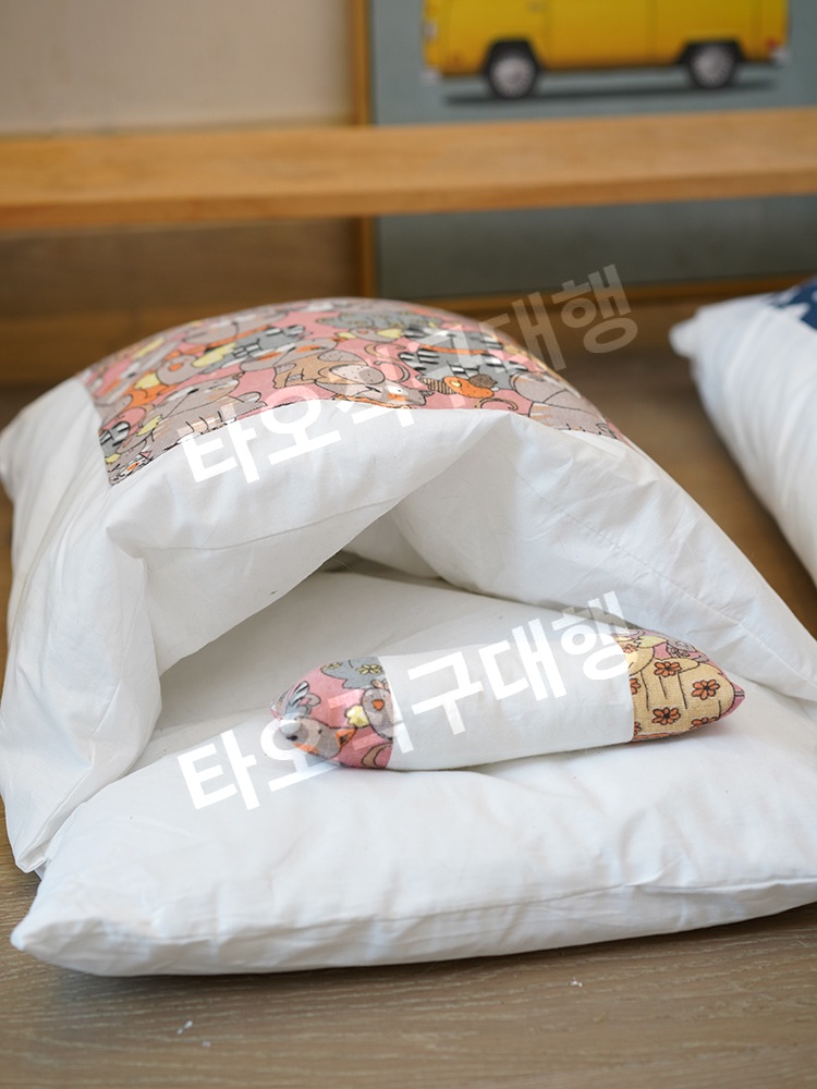 고양이침낭 고양이이불 숨숨집 쿠션 따뜻한 보온 반려동물 겨울 강아지 침대 이불 담요 - 상세 이미지 4