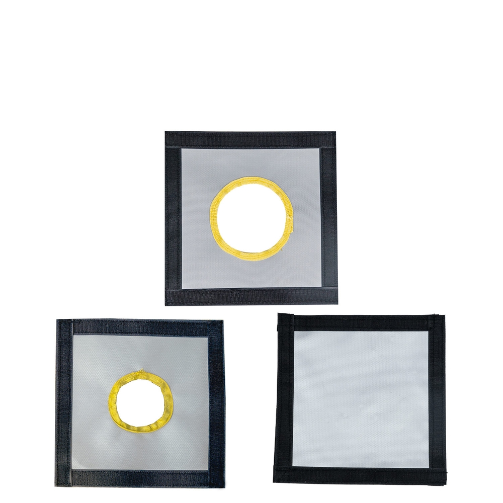 화목난로 홀잭 연통 구멍 DIY 화상방지 보호 내열 텐트 스킨 키트 이중 커버 관통 10cm 24.5x24.5cm - 상세 이미지 2