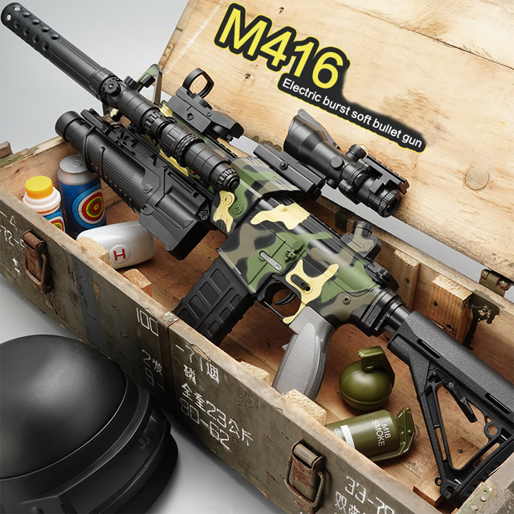 은인토이 너프건 M4 엠포 M416 스펀지총 장난감 수동 - 상세 이미지 4