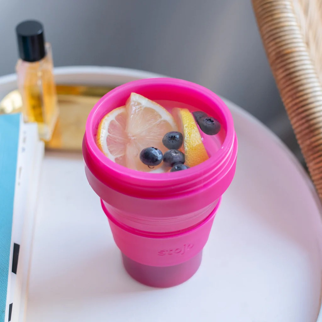 스토조 접이식 실리콘 텀블러 비기 컬렉션 470ml, 젤리 미모사 - 상세 이미지 3