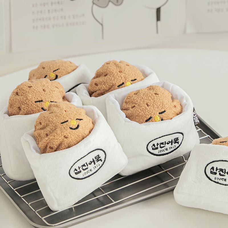 바잇미X삼진어묵 어묵고로케 강아지 노즈워크 장난감