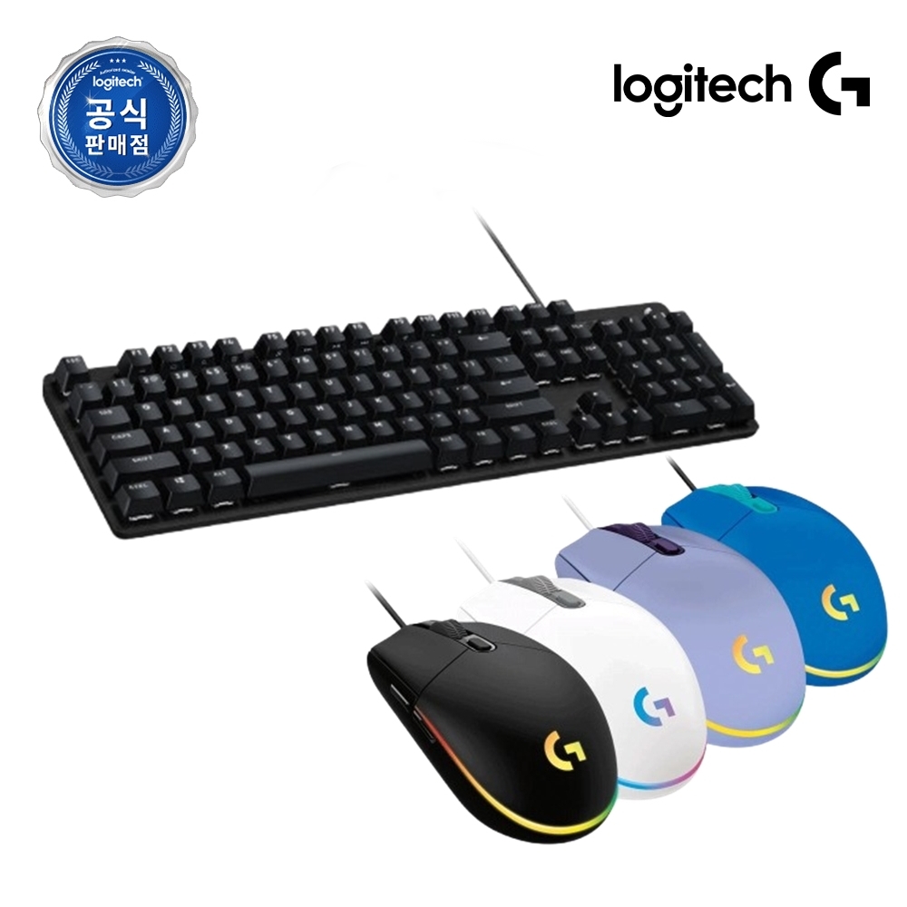 로지텍코리아 G413 SE Full/TKL + G102 게이밍 콤보 [포인트 키캡 포함(택1)] - 상세 이미지 2
