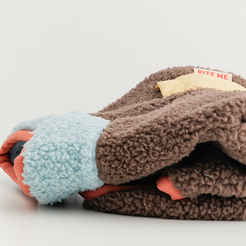 바잇미 강아지후리스 바람막이 강아지플리스 점퍼 잠바